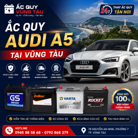 Ắc quy xe Audi A5 tại Vũng Tàu - Thay bình AGM Đức 24/7