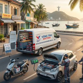 Ắc quy tận nơi phường Vũng Tàu - Cứu hộ lắp đặt 15 phút 24/7
