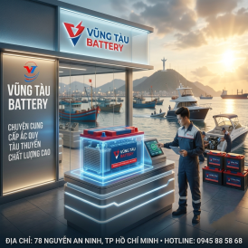 Ắc quy tàu thuyền tại Vũng Tàu - Đại lý bình xả sâu hàng hải 24/7