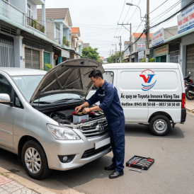 ẮC QUY XE TOYOTA INNOVA VŨNG TÀU