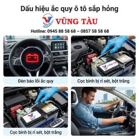 DẤU HIỆU ẮC QUY Ô TÔ SẮP HỎNG