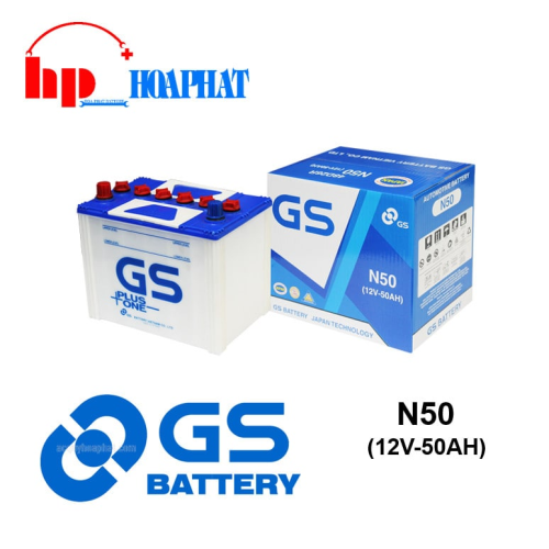 BÌNH ẮC QUY GS N50 (12V - 50AH)