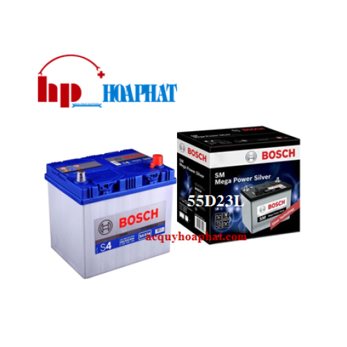 ẮC QUY BOSCH 55D23L (12V-60AH)