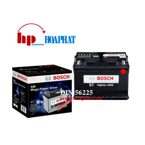 ẮC QUY BOSCH DIN 56225 (12V-62AH)