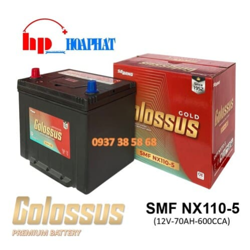 ẮC QUY COLOSSUS NX110-5 (12V-70AH)