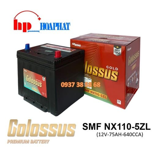 ẮC QUY COLOSSUS NX110-5ZL (12V-75AH)