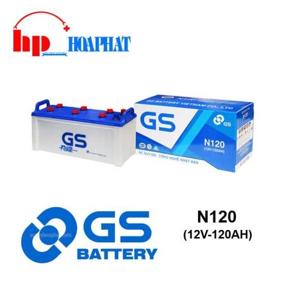 BÌNH ẮC QUY GS N120 (12V - 120AH)