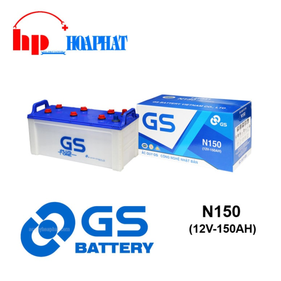 BÌNH ẮC QUY GS N150 (12V - 15AH0)