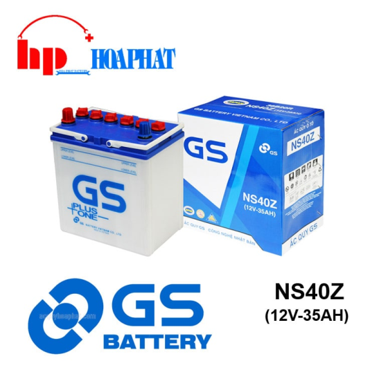 BÌNH ẮC QUY GS NS40Z (12V - 35AH)