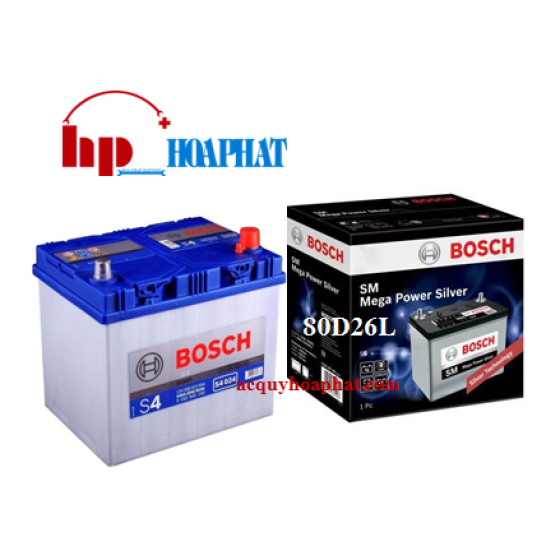 ẮC QUY BOSCH 80D26L (12V-70AH)