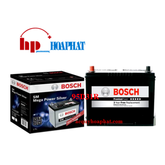 ẮC QUY BOSCH 95D31R (12V-80AH)