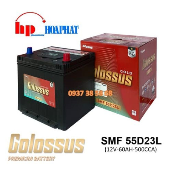 ẮC QUY COLOSSUS 55D23L (12V-60AH)