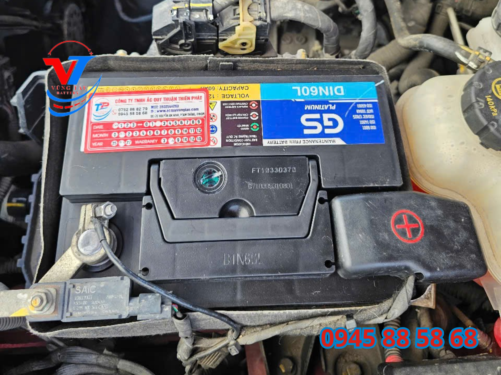 ắc quy MG ZS tại Vũng Tàu