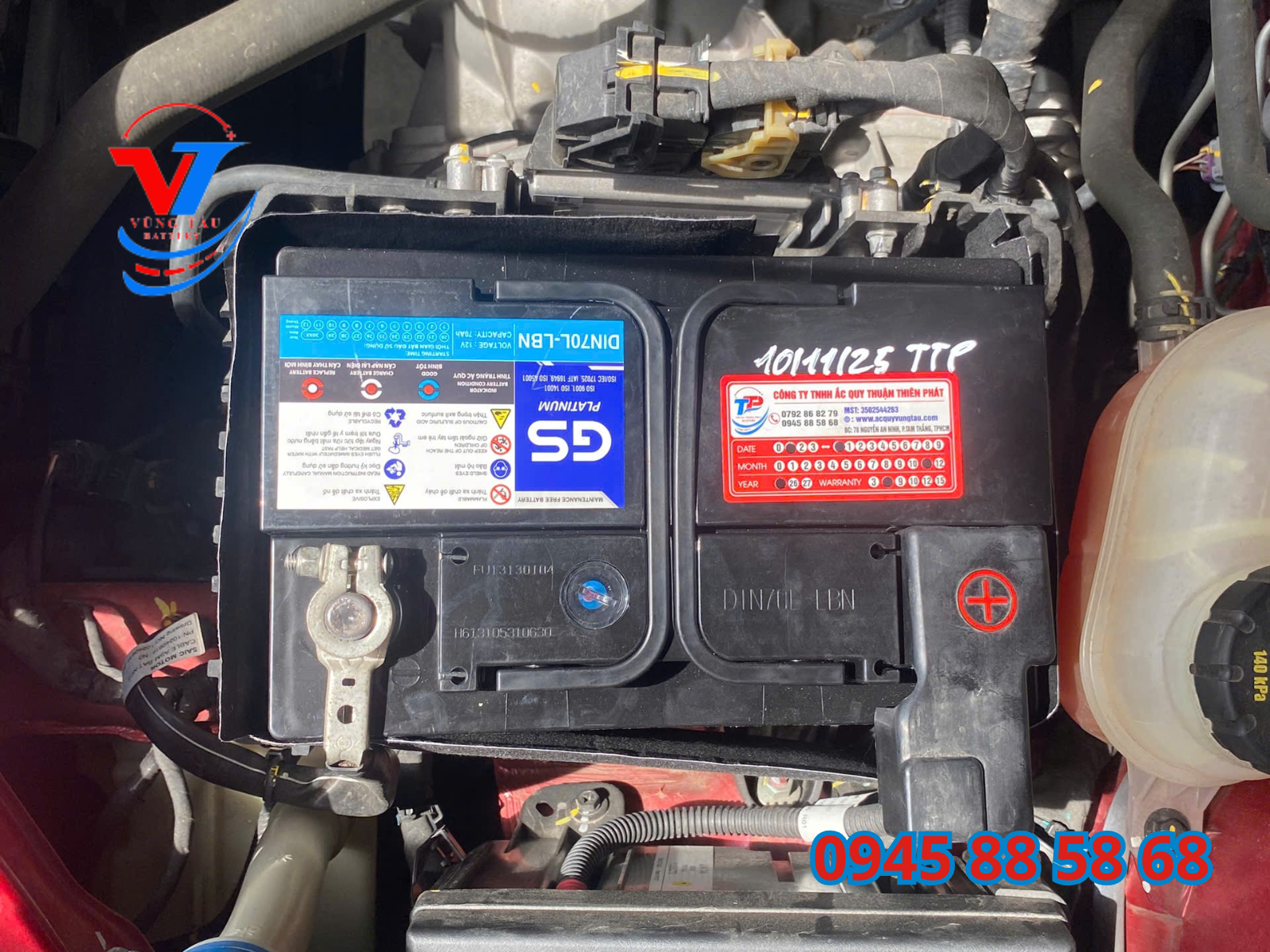 ắc quy xe MG RX5 tại Vũng Tàu