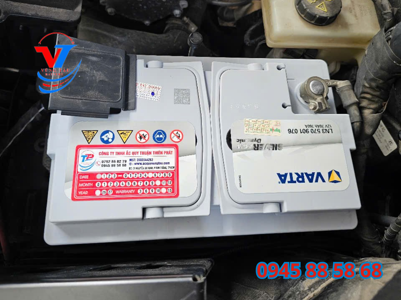 Ắc quy xe Volkswagen Teramont tại Vũng Tàu
