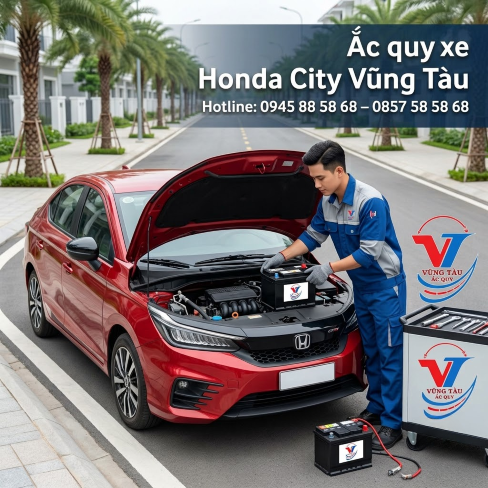 Ắc Quy Xe Honda City Vũng Tàu
