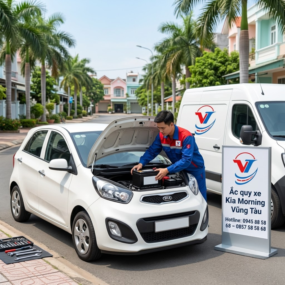 Ắc Quy Xe Kia Morning Vũng Tàu