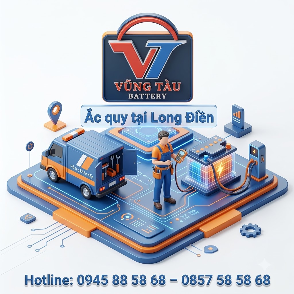 Ắc Quy Tại Long Điền Chính Hãng Tận Nơi