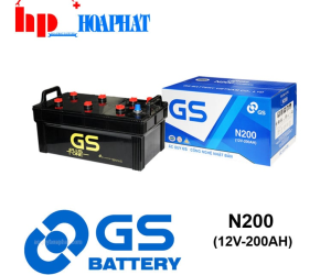 BÌNH ẮC QUY GS N200 (12V - 20AH0)