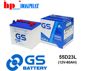 BÌNH ẮC QUY GS 55D23L (12V - 60AH)