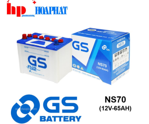 BÌNH ẮC QUY GS NS70 (12V - 65AH)