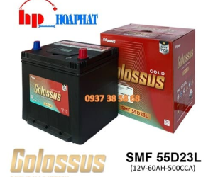 ẮC QUY COLOSSUS 55D23L (12V-60AH)