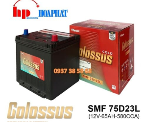ẮC QUY COLOSSUS 75D23L (12V-65AH)